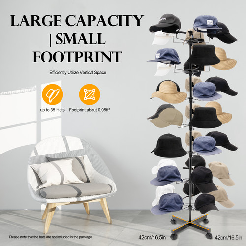 Tiers hat cap display retail - display,