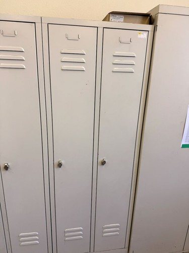 Steel locker cabinet - steel, 2-door