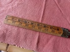 Rabone Chesterman No.1162 Boxwood Folding Ruler Measure stick vintage