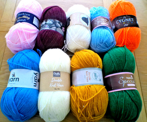 Job lot branded knitting - branded, dk