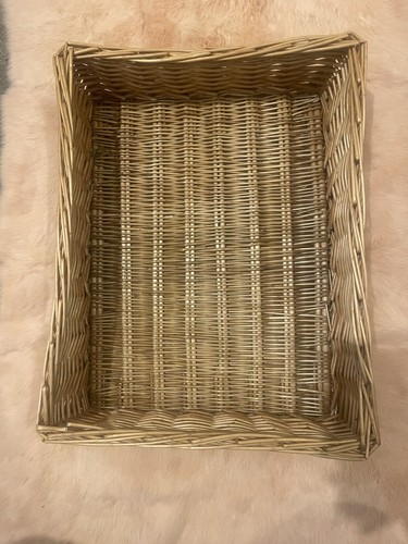 Wicker basket storage 16x12 - basket,