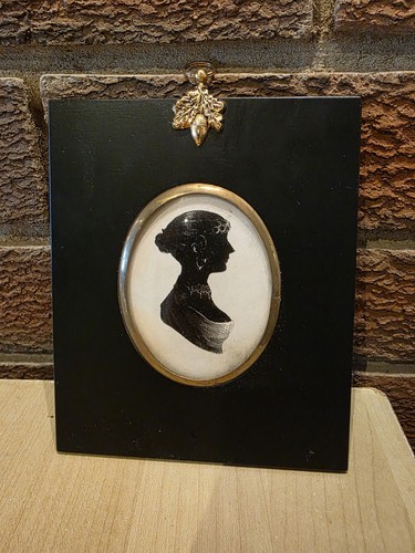 Vtg convex glass - convex, acorn