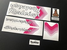 Raleigh Styler Mag Burner BMX decal set