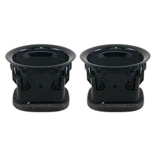 2× Gloss Black Heater Air Vent Outer / Centre for Vauxhall Corsa D Adam 13417363