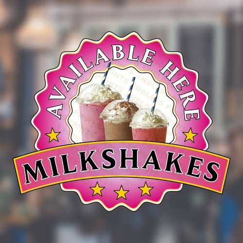 Milkshake sold here - milkshake,