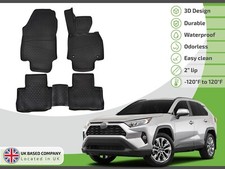 Car Mats Rubber Floor Mats For Toyota RAV 4 2018-Up Allweather Tailored