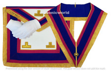 MASONIC REGALIA MARK PROVINCIAL DRESS APRON, COLLAR FREE GLOVES BUNDLE LAMBSKIN