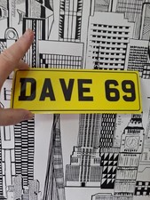 Mobility Scooter Number Plates Personalised one 9x21cm Any Name/Flag or plain