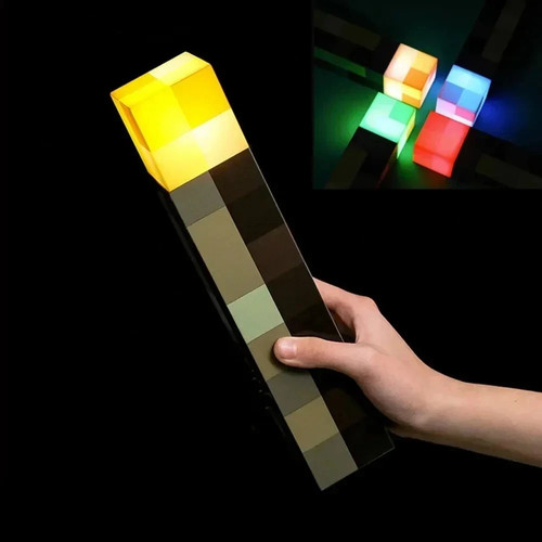Minecraft game torch lamp led - torch,