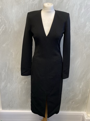 Zara black deep neck - v,