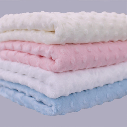 Dimple dot soft fleece fabric - dot,