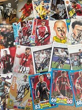 match attax, Futera,Shoot Out And Other Signed Cards