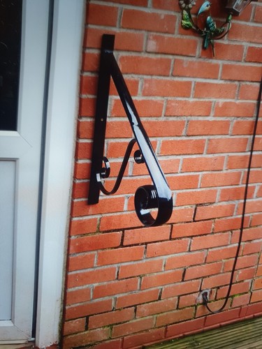Wrought iron grab rails - iron,