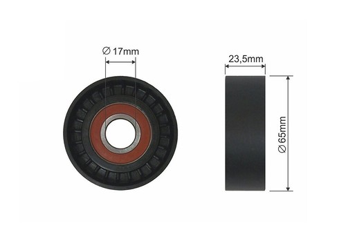 Pulley idler belt for - idler, v-belt