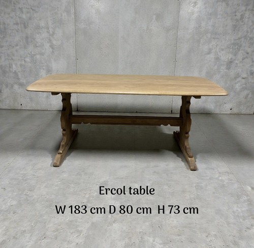 Ercol dining table - , oak/elm
