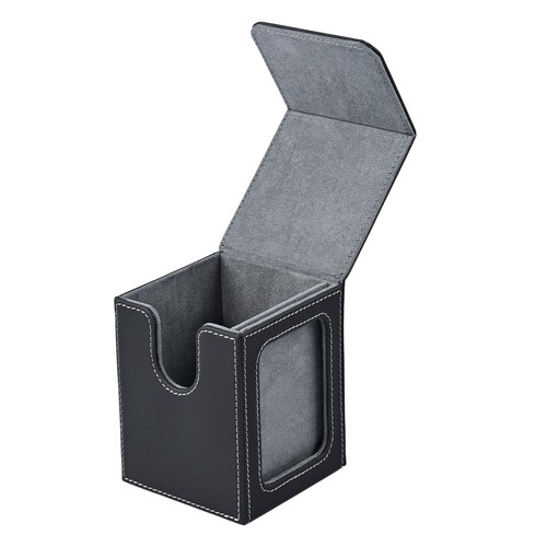Leather card deck box magnetic - card,