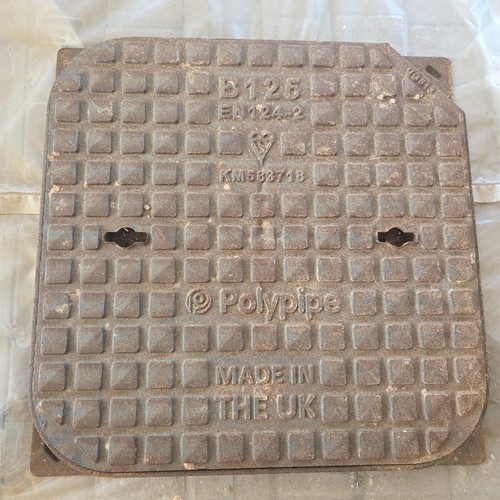 Cast iron manhole cover - manhole, &