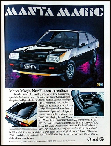 Opel manta magic - opel, b,