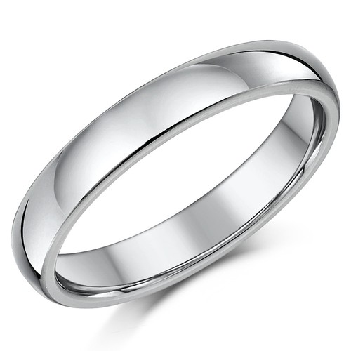 Titanium polished court shaped - court,