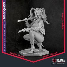Harley Quinn 3D Printed Statue