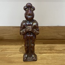 Lustreware Vintage Heavy Cast Iron Knight Fireside Poker Paper Weight 20 Cm