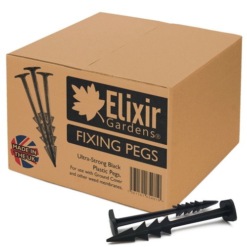 150mm barbed securing pegs - 150mm,