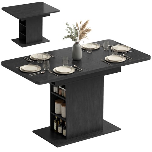 Homcom extendable dining - homcom, table
