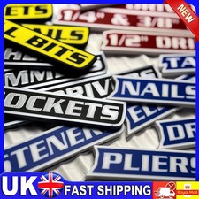 Magnetic Toolbox Labels, 24PCS