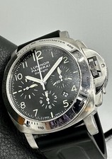 PANERAI LUMINOR DAYLIGHT CHRONOGRAPH PAM 196 44MM BLACK DIAL PAM00196 AUTOMATIC