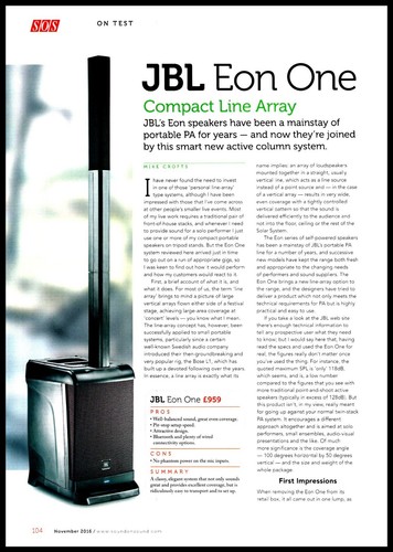 Sound magazine test - sound-on-sound,