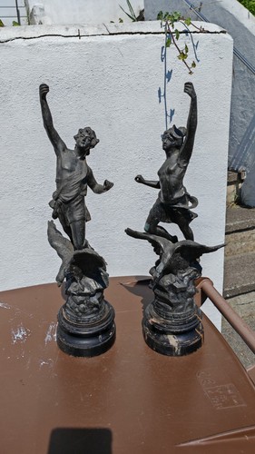 Antique bronze spelter french - antique,