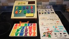 VINTAGE FISHER PRICE PLAY DESK, COMPLETE AND IN VGC
