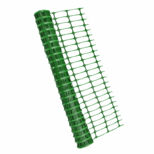 Green barrier fence - green, plastic
