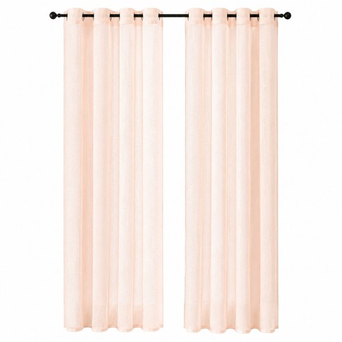 Eyelet net curtains linen - eyelet,