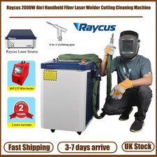 Raycus 2000W 4in1 Handheld Fiber Laser Welder Cutting Cleaning Machine For Metal