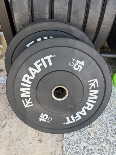Mirafit black rubber olympic - rubber,