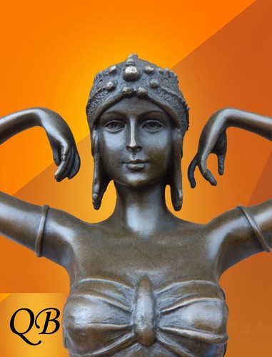 Art deco bronze figurine - deco,