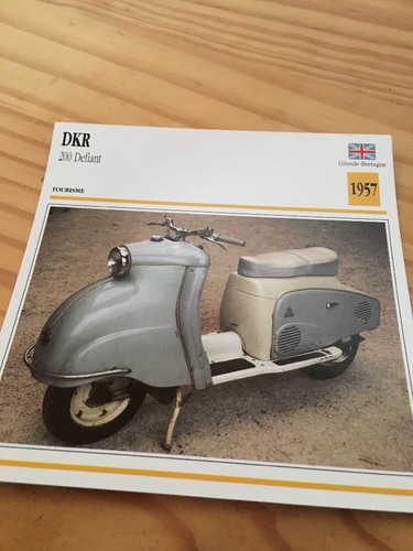 Dkr scooter 200 - defiant, 1957