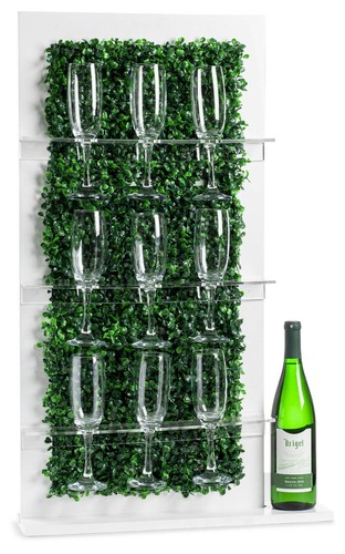 Champagne wall party boxwood - wall,