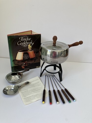 Vintage fondue set - fondue,