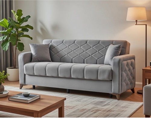 Waterproof grey sofa bed - grey,