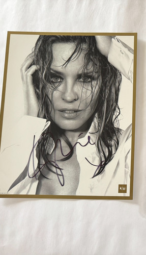 Kylie minogue hand signed - kylie,