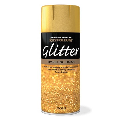 Rust oleum glitter gold - 2x,