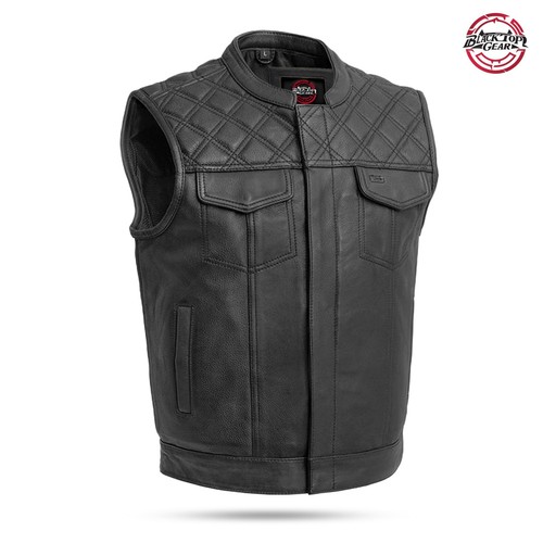 Men black genuine - men's,