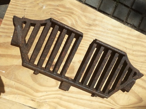Large vintage fire grate - vintage,
