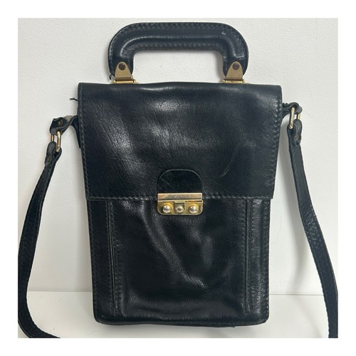 Vintage 1970s black - 1970s, leather