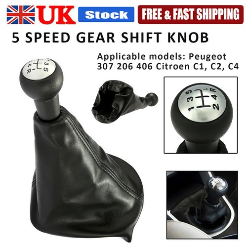 Gear knob leather shift - leather,