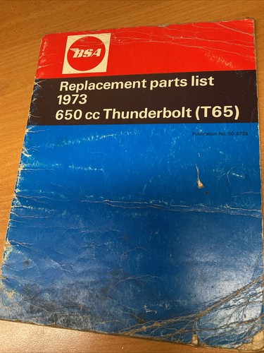 Bsa thunderbolt t65 1973 - thunderbolt, t65,