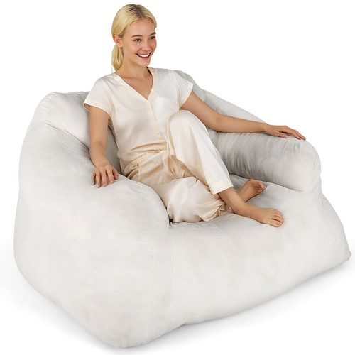 Bean bag chair velvet - bean, plush