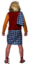 Adult Braveheart Tales of Old England Brave Scotsman Blue Tartan Kilt Costume
